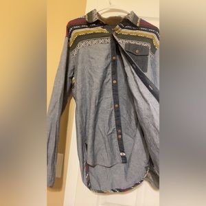 Long sleeved button down shirt size medium MENS